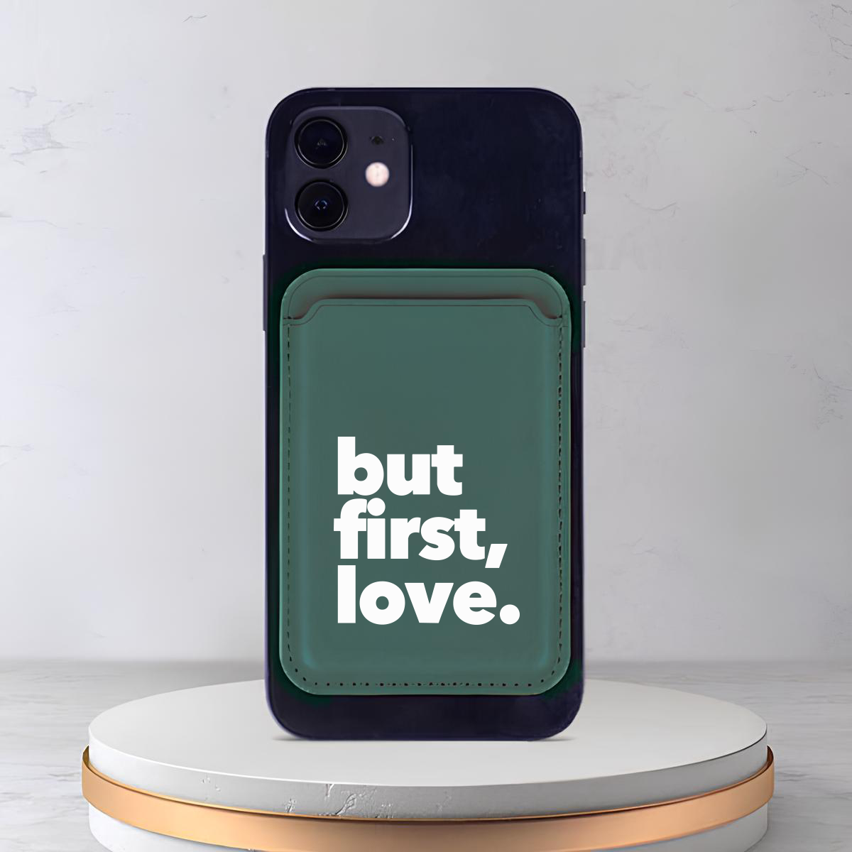 Apple iPhone But First Love Cardsafe Kartlık