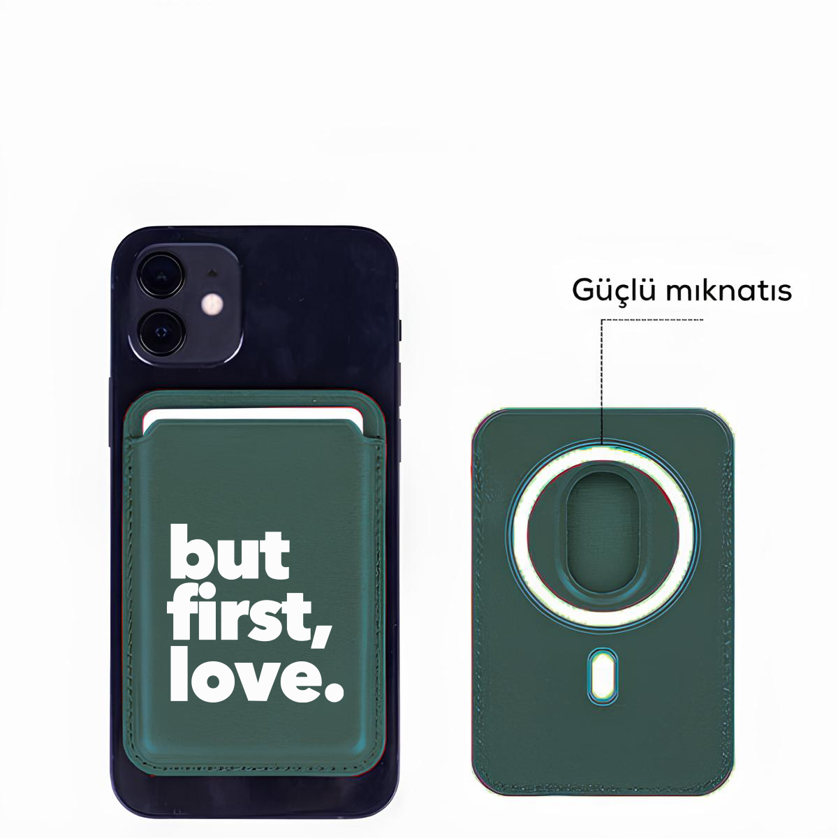 Apple iPhone But First Love Cardsafe Kartlık