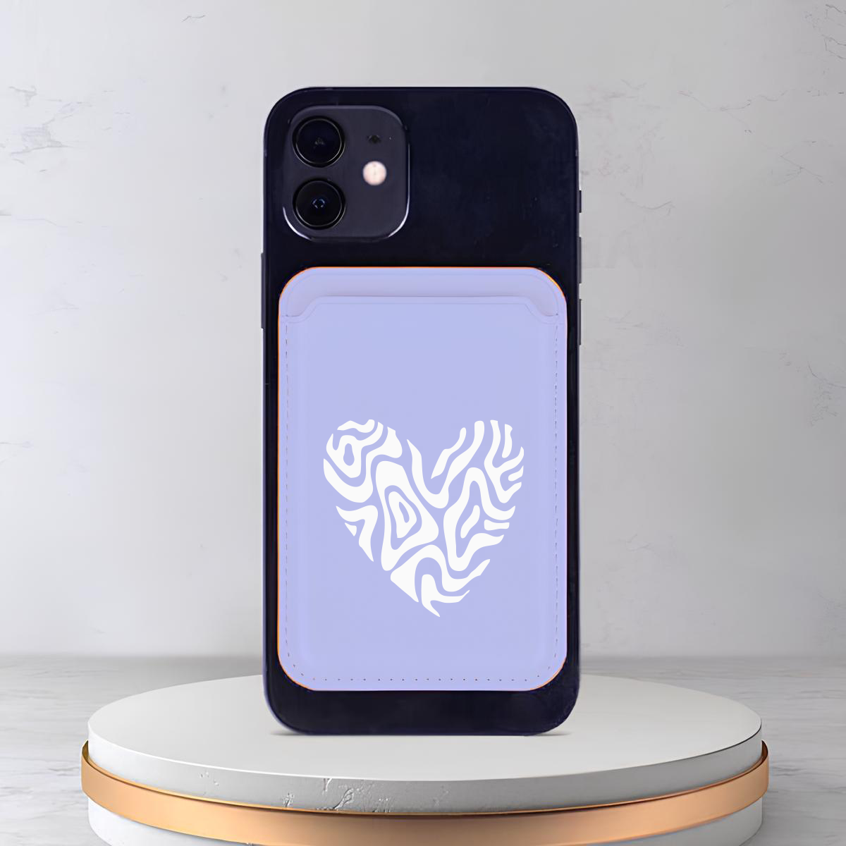 Apple iPhone Zebra Heart Cardsafe Kartlık