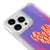 iPhone 13 Pro Gossip Love Telefon Kılıfı - Neon - Violet