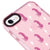 iPhone 6S Pink Leopar Telefon Kılıfı - Artycase - Simli Mor