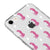 iPhone 8 Pink Leopar Telefon Kılıfı - Şeffaf - Saydam