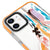 iPhone 11 Colorful Paint Telefon Kılıfı - Artycase - Turuncu