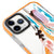 iPhone 11 Pro Max Colorful Paint Telefon Kılıfı - Artycase - Turuncu