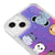 iPhone 13 Mini Cute Animals Telefon Kılıfı - Neon - Violet