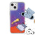 iPhone 15 Cute Animals Telefon Kılıfı - Neon - Violet