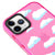 iPhone 11 Pro Max Cute Clouds Telefon Kılıfı - Artycase - Fuşya