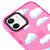 iPhone 12 Mini Cute Clouds Telefon Kılıfı - Artycase - Fuşya