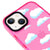 iPhone 13 Cute Clouds Telefon Kılıfı - Artycase - Fuşya