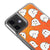 iPhone 11 Cute Ghost Telefon Kılıfı - Neon - Turuncu