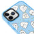 iPhone 11 Pro Cute Ghost Telefon Kılıfı - Artycase - Azure