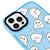 iPhone 12 Pro Max Cute Ghost Telefon Kılıfı - Artycase - Azure