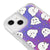 iPhone 13 Cute Ghost Telefon Kılıfı - Neon - Violet