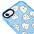 iPhone 6S Cute Ghost Telefon Kılıfı - Artycase - Azure