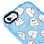 iPhone SE 2020 Cute Ghost Telefon Kılıfı - Artycase - Azure