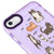 iPhone 6 Cats Day Telefon Kılıfı - Artycase - Simli Mor