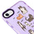 iPhone 6S Plus Cats Day Telefon Kılıfı - Artycase - Simli Mor