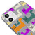 iPhone 11 Colorful Cats Telefon Kılıfı - Renkli Silikon - Gri