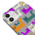 iPhone 12 Colorful Cats Telefon Kılıfı - Renkli Silikon - Gri