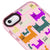 iPhone 6S Colorful Cats Telefon Kılıfı - Artycase - Simli Pembe