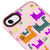 iPhone 6S Plus Colorful Cats Telefon Kılıfı - Artycase - Simli Pembe