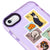 iPhone 6 Plus Cat Postage Telefon Kılıfı - Artycase - Simli Mor