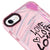 iPhone 7 Visual Love Telefon Kılıfı - Artycase - Simli Pembe