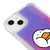 iPhone 15 Plus Duck Heart Telefon Kılıfı - Neon - Violet