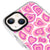 iPhone 13 Pinky Hearts Telefon Kılıfı - Artycase - Beyaz