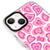 iPhone 14 Pinky Hearts Telefon Kılıfı - Artycase - Beyaz