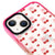 iPhone 13 Cute Cherry Telefon Kılıfı - Artycase - Pembe Yeşil