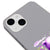 iPhone 13 Mini Purple Bear Telefon Kılıfı - Renkli Silikon - Gri