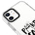 iPhone 12 Poker Cat Face Telefon Kılıfı - Artycase - Beyaz