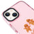 iPhone 13 Joy The World Telefon Kılıfı - Artycase - Simli Pembe