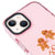 iPhone 14 Joy The World Telefon Kılıfı - Artycase - Simli Pembe