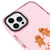 iPhone 14 Pro Joy The World Telefon Kılıfı - Artycase - Simli Pembe