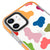 iPhone 11 Colorful Dots Telefon Kılıfı - Artycase - Turuncu