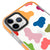 iPhone 11 Pro Colorful Dots Telefon Kılıfı - Artycase - Turuncu