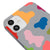 iPhone 12 Colorful Dots Telefon Kılıfı - Renkli Silikon - Gri