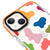 iPhone 13 Colorful Dots Telefon Kılıfı - Artycase - Turuncu