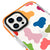 iPhone 14 Pro Colorful Dots Telefon Kılıfı - Artycase - Turuncu