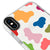 iPhone X Colorful Dots Telefon Kılıfı - Artycase - Beyaz