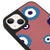 iPhone 13 Evil Eye Look Telefon Kılıfı - Deri - Pembe