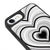 iPhone 6 Ring Hearts Telefon Kılıfı - Ayna - Siyah