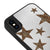 iPhone XS Leopar Stars Telefon Kılıfı - Ayna - Siyah