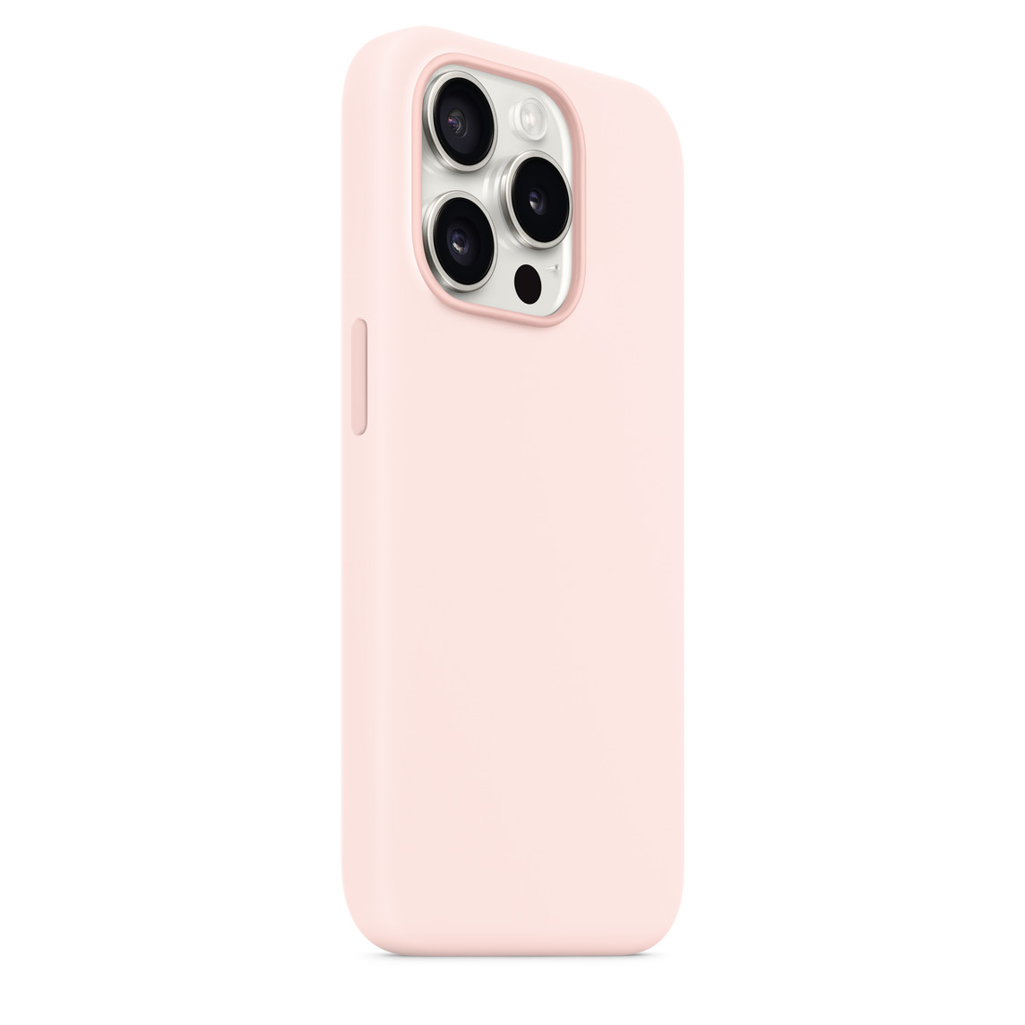 Apple iPhone 15 Pro Max Silikon Magsafe Case Uçuk Pembe