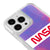 iPhone 13 Pro Nasa Logo Telefon Kılıfı - Neon - Violet