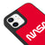 iPhone 12 Red Logo Nasa Telefon Kılıfı - Glossy - Popsoketsiz