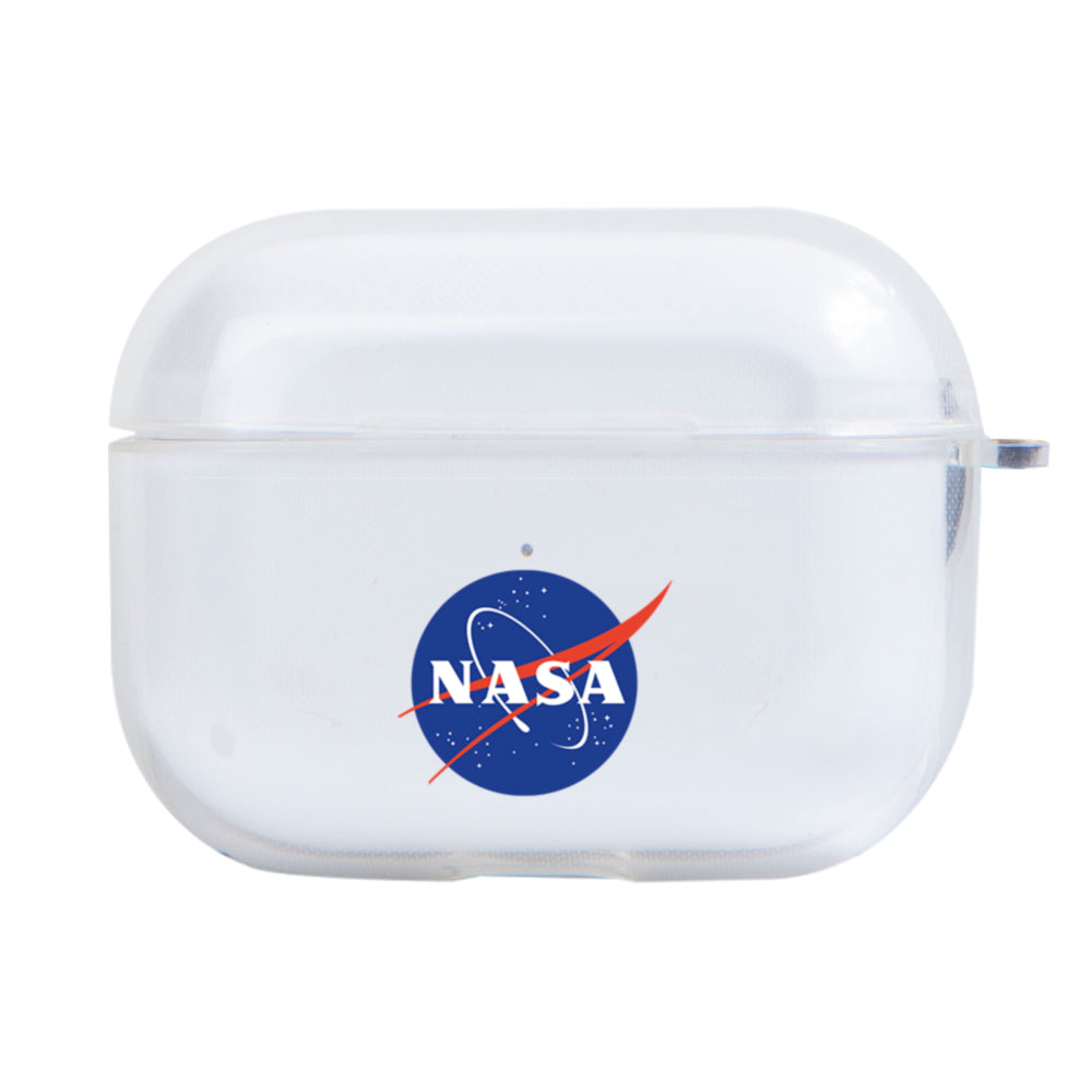 Apple AirPods Pro Nasa Logo Şeffaf Kılıfı