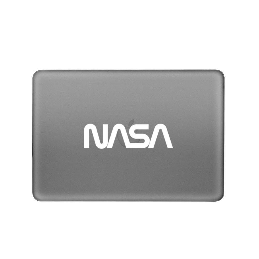 Macbook Pro Sert Kapaklı Nasa Beyaz Logo Desenli Kılıf